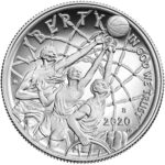 2020 Basketball Hall of Fame Commemorative Clad Half Dollar Proof Obverse