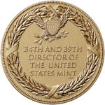 David Ryder Director of the Mint Bronze Medal Second Term Reverse