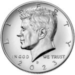 2023 Kennedy Half Dollar Uncirculated Obverse Denver