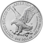 2023 American Eagle Silver One Ounce Uncirculated Coin Reverse