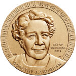 Dorothy Vaughan Bronze Medal Three Inch Obverse